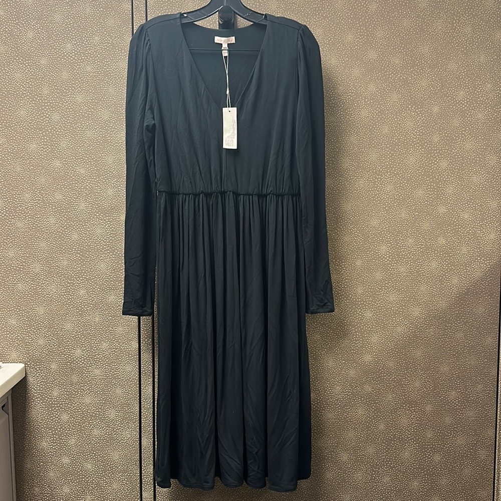 🔥🔥🔥NEW Rebecca Taylor Black Long Sleeve Dress
